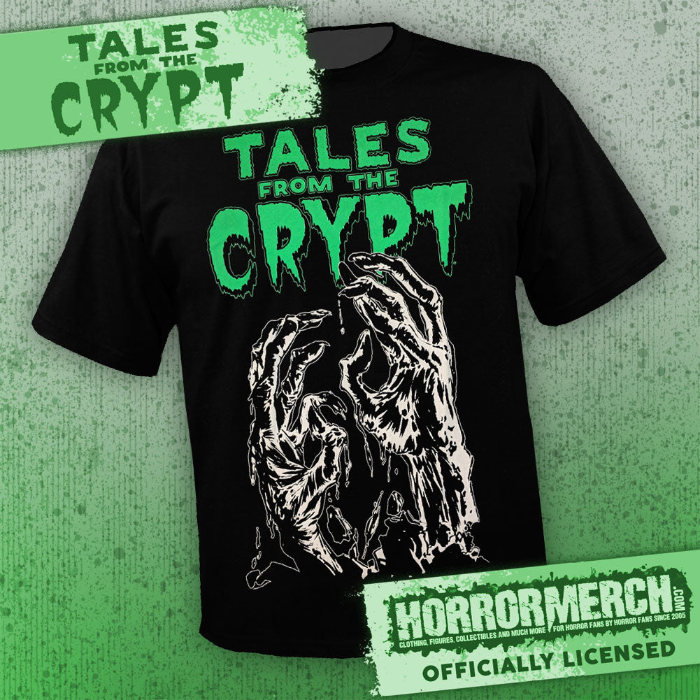 Tales From The Crypt - Hands (Glows In The Dark) Mens Shirt