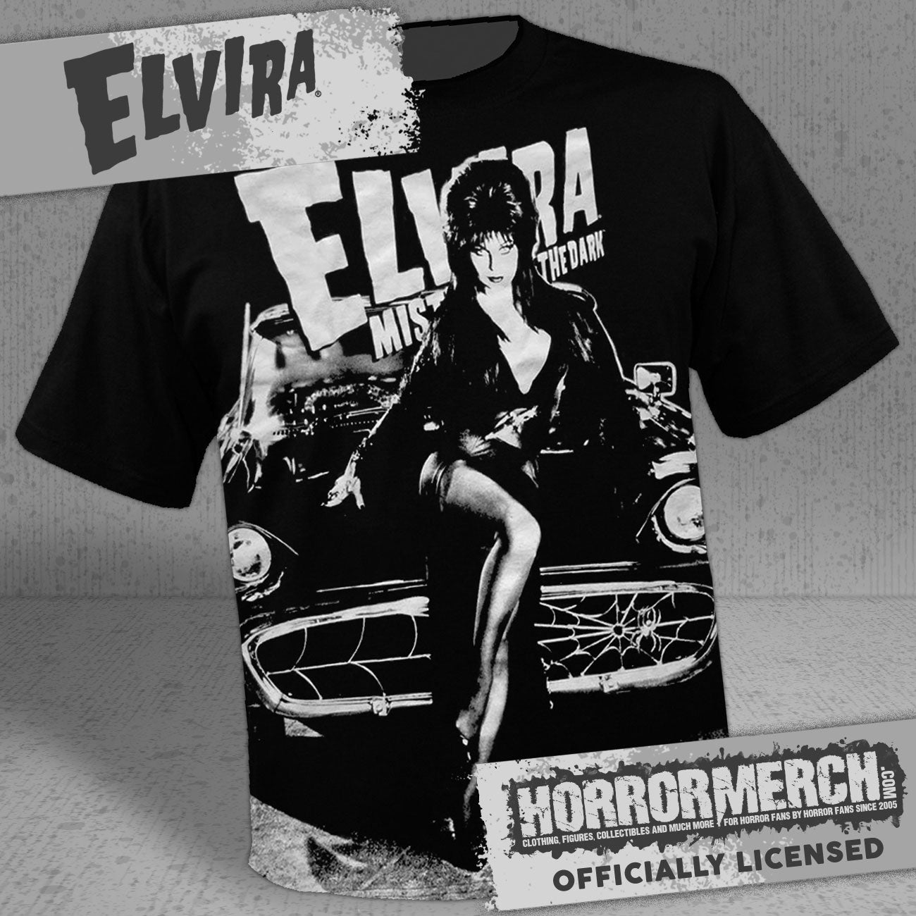 Elvira - Hot-Rod (All Over Front Print) Mens Shirt