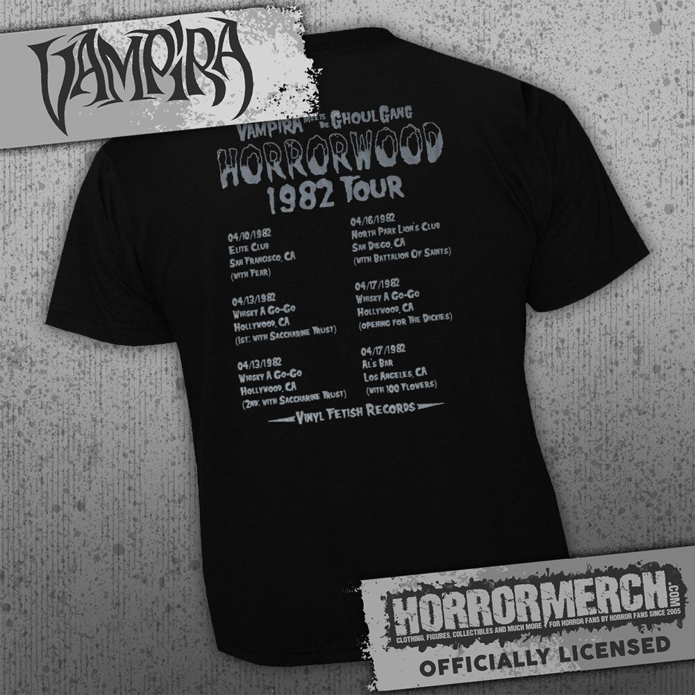 Vampira - Ghoul Gang (Front And Back Print) Mens Shirt