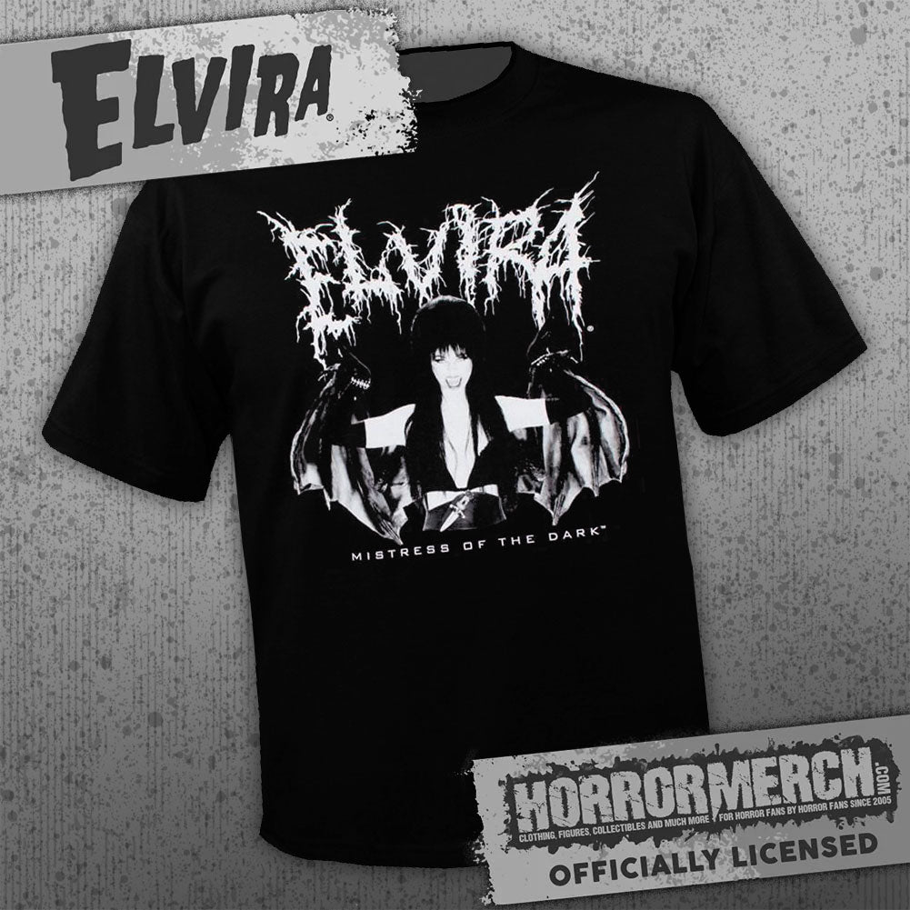 Elvira - Splatter Logo Mens Shirt