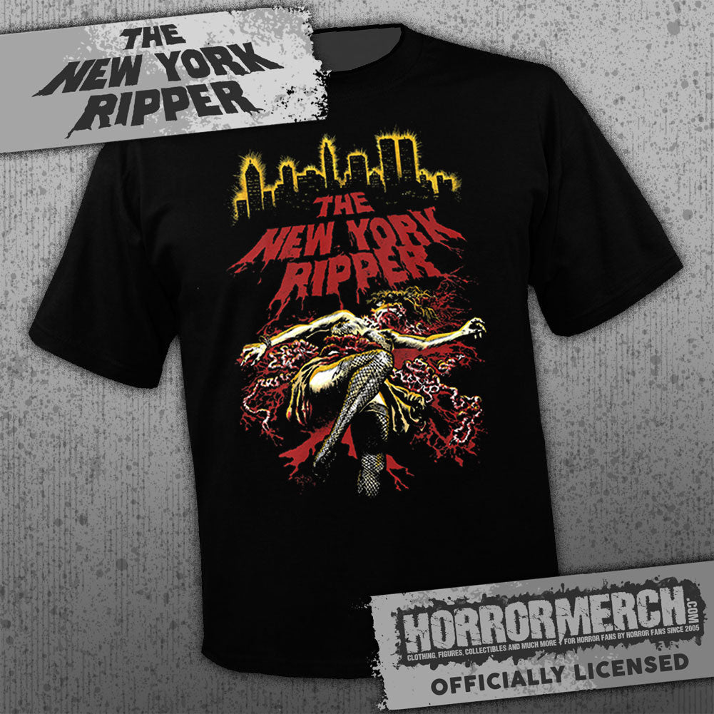 New York Ripper - Red Splatter Mens Shirt