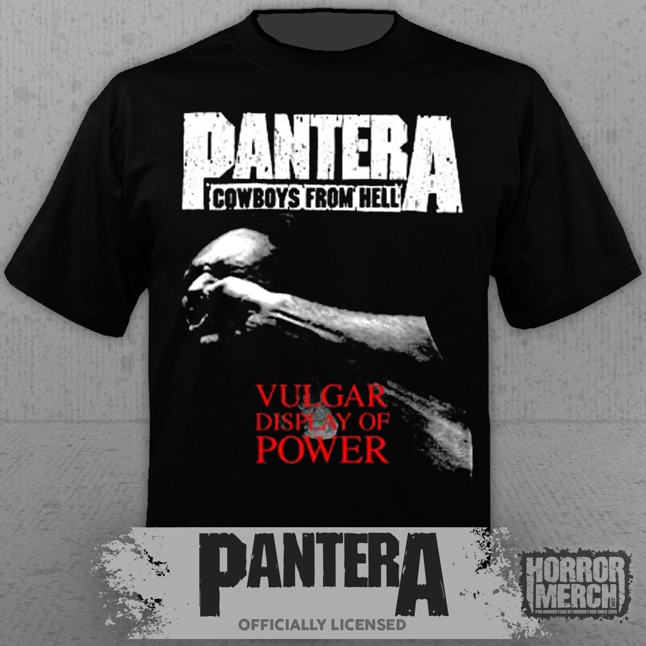 Pantera - Vulgar Display (Front And Back Print) Mens Shirt