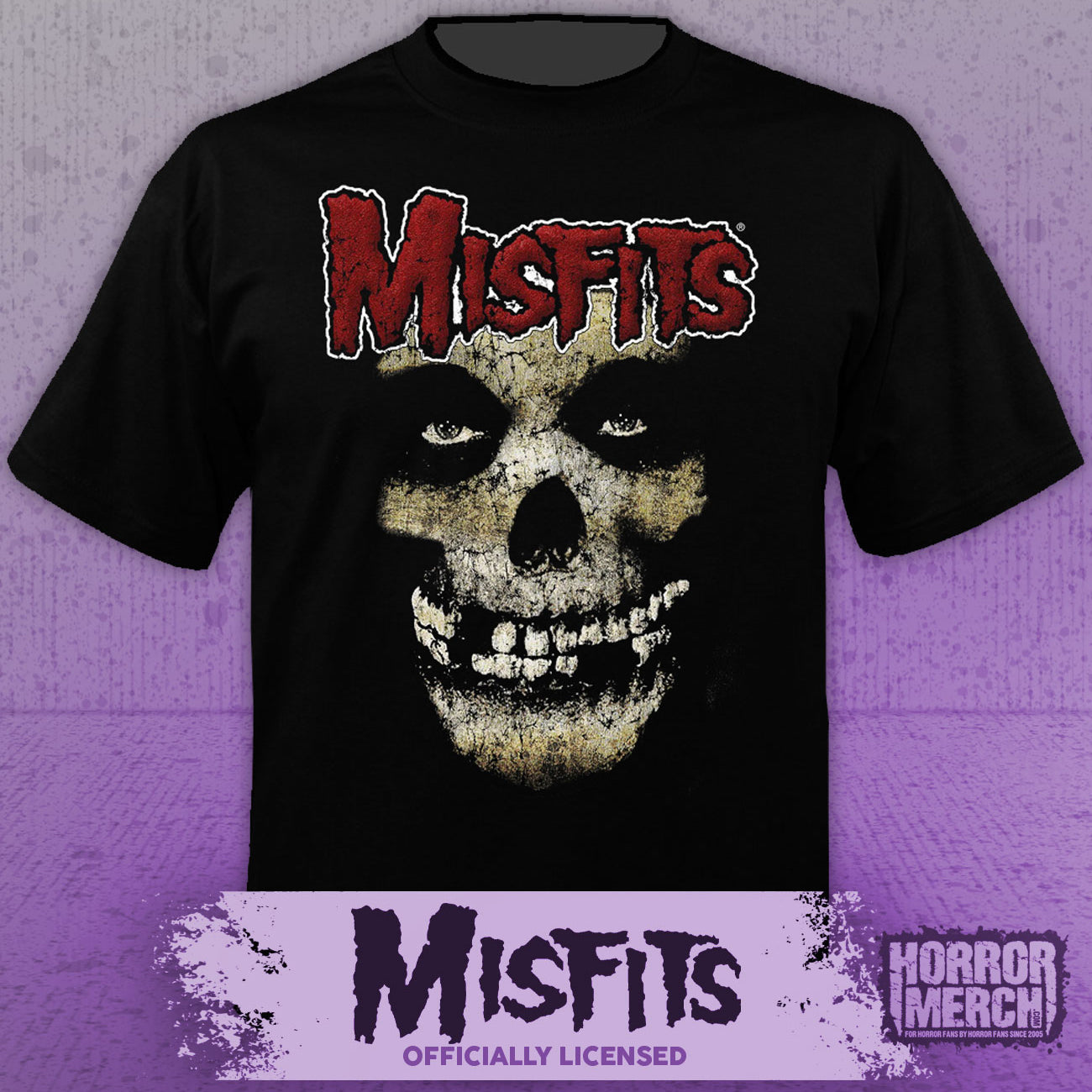 Misfits - Crimson Ghost Photo Mens Shirt