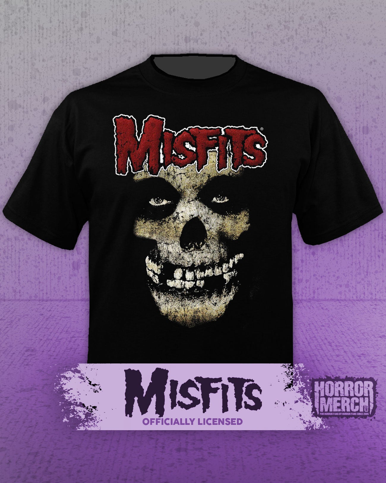 Misfits - Crimson Ghost Photo Mens Shirt