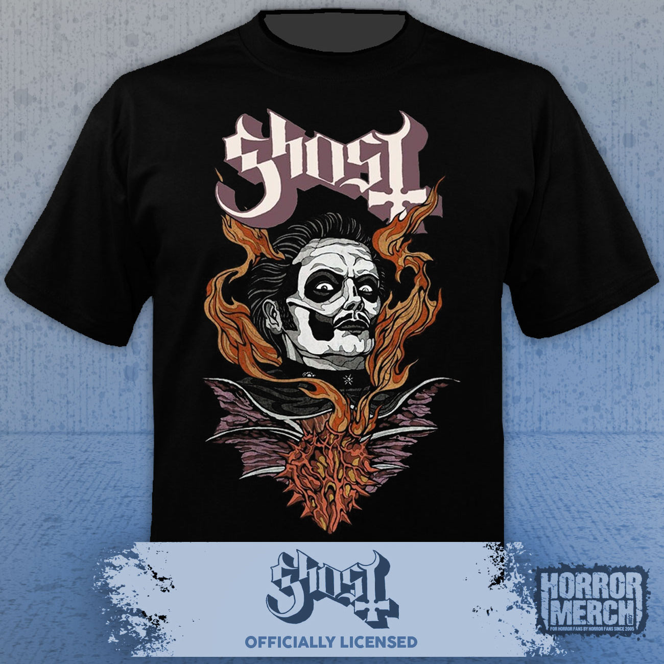 Ghost - Fire Mens Shirt