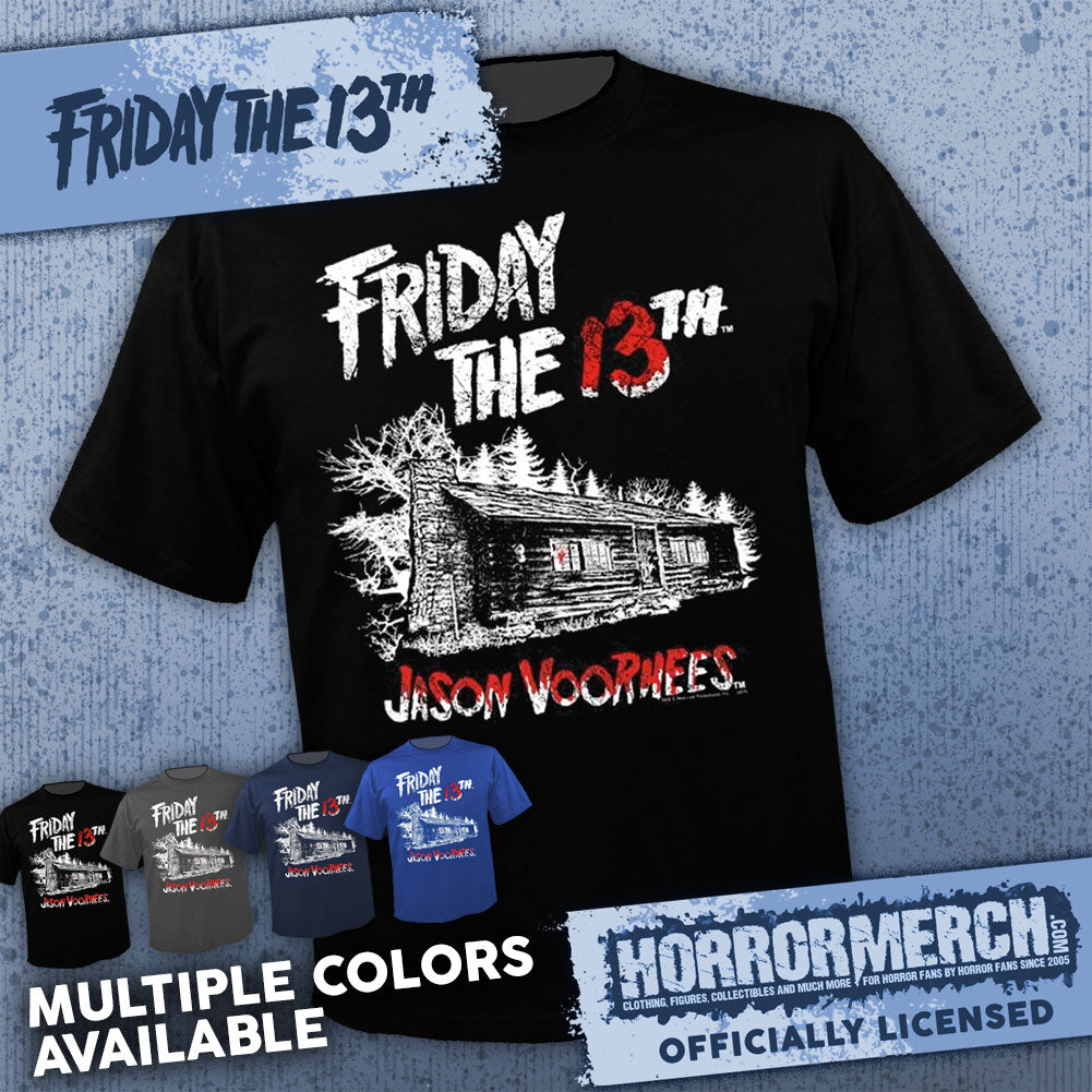 Friday The 13th - Cabin Logo (Multiple Colors) Mens Shirt