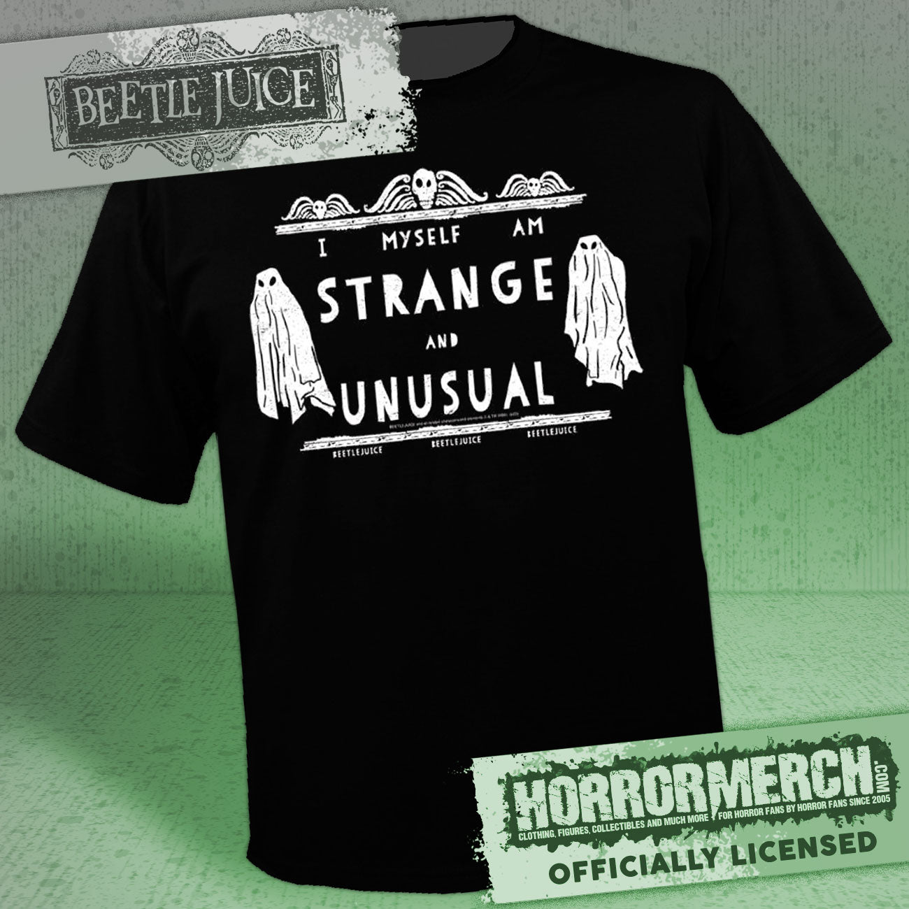 Beetlejuice - I Myself Am Strange And Unusual Mens Shirt