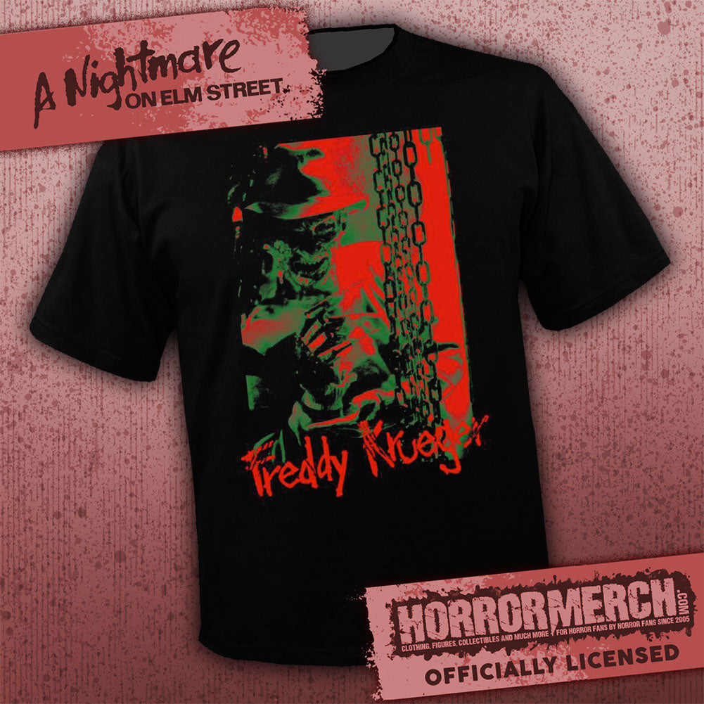 Nightmare On Elm Street - Freddy Red And Green Mens Shirt