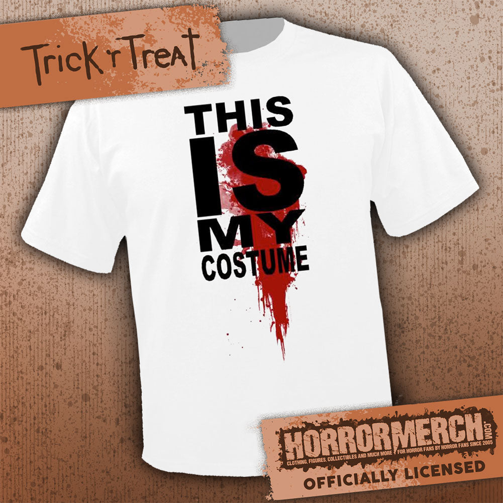Trick R Treat - This Is My Costume Mens Shirt (White)