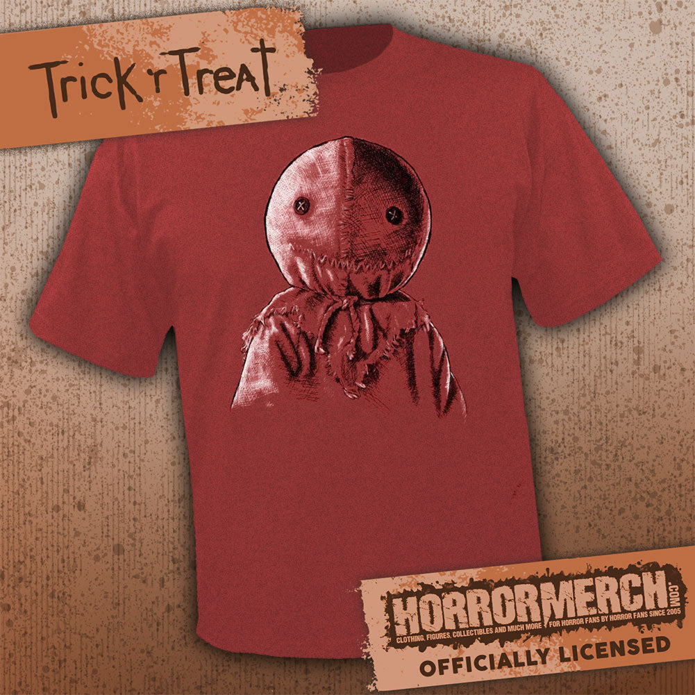 Trick R Treat - Sam Close-Up Mens Shirt (Red)