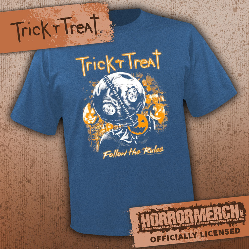Trick R Treat - Sam (Follow The Rules) Mens Shirt (Blue)