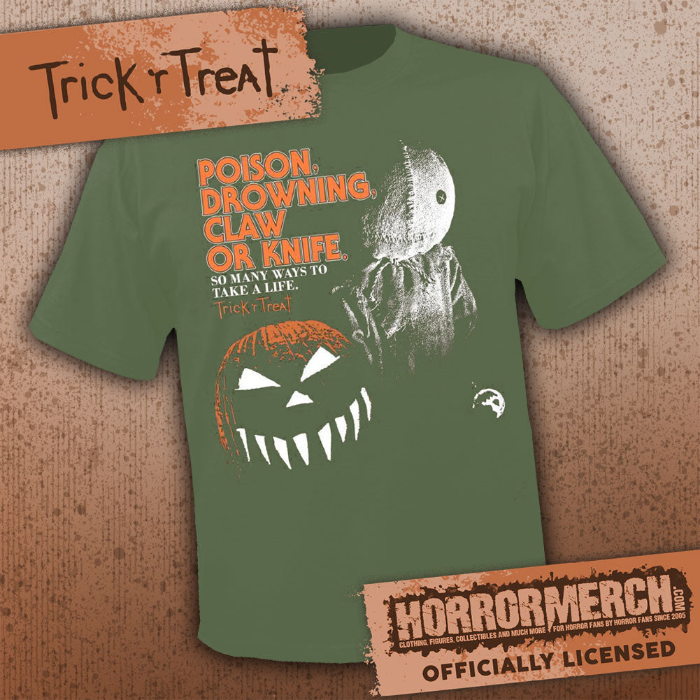 Trick R Treat - Ways To Die Mens Shirt (Green)