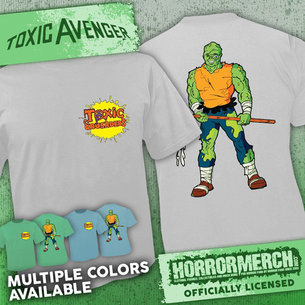Toxic Avenger - Toxic Crusaders Toxie (Multiple Colors) (Front And Back Print) Mens Shirt (Green)