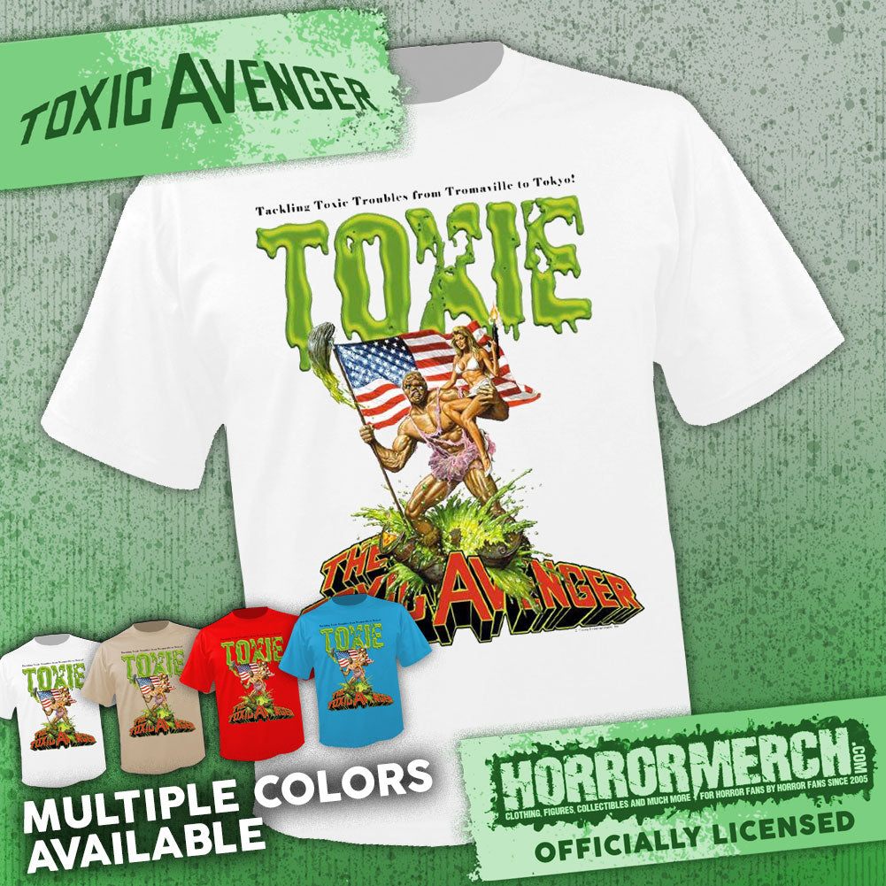 Toxic Avenger - Toxic Spill (Multiple Colors) Mens Shirt (White)