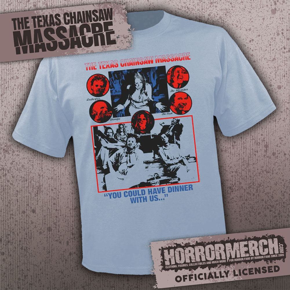 Texas Chainsaw Massacre - Table (Blue) Mens Shirt