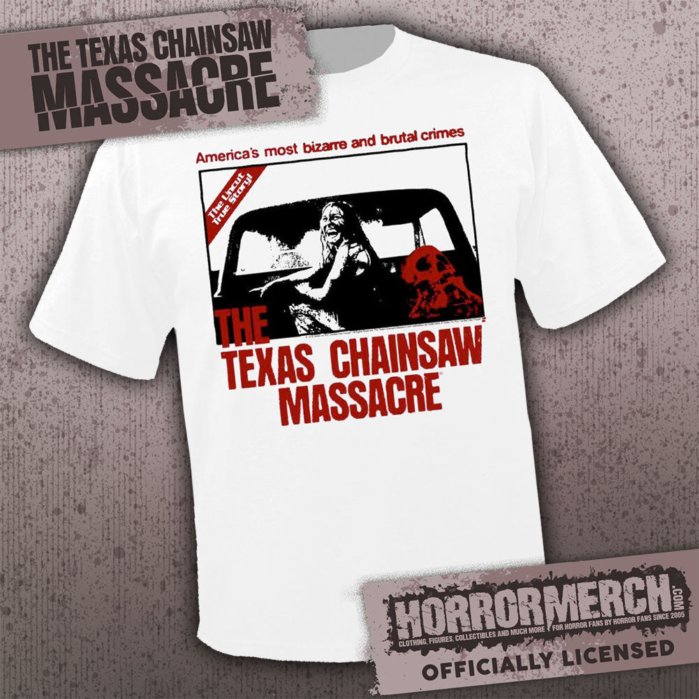 Texas Chainsaw Massacre - Bloody Sally (White) Mens Shirt