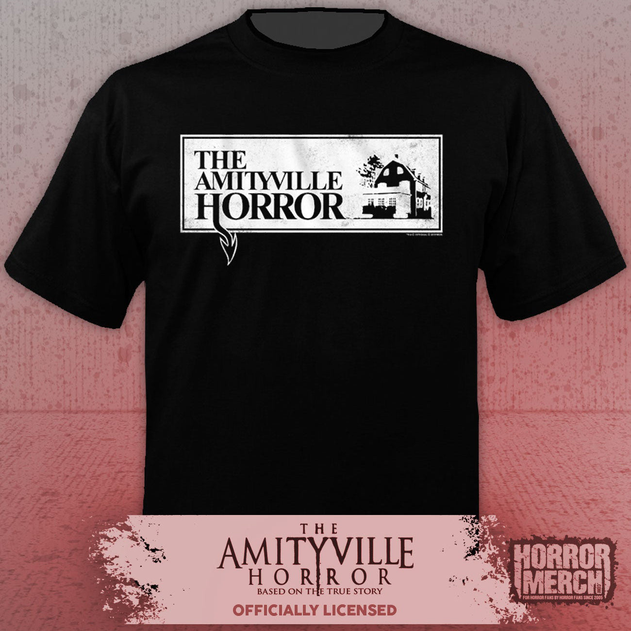 Amityville Horror - Shadow Logo Mens Shirt