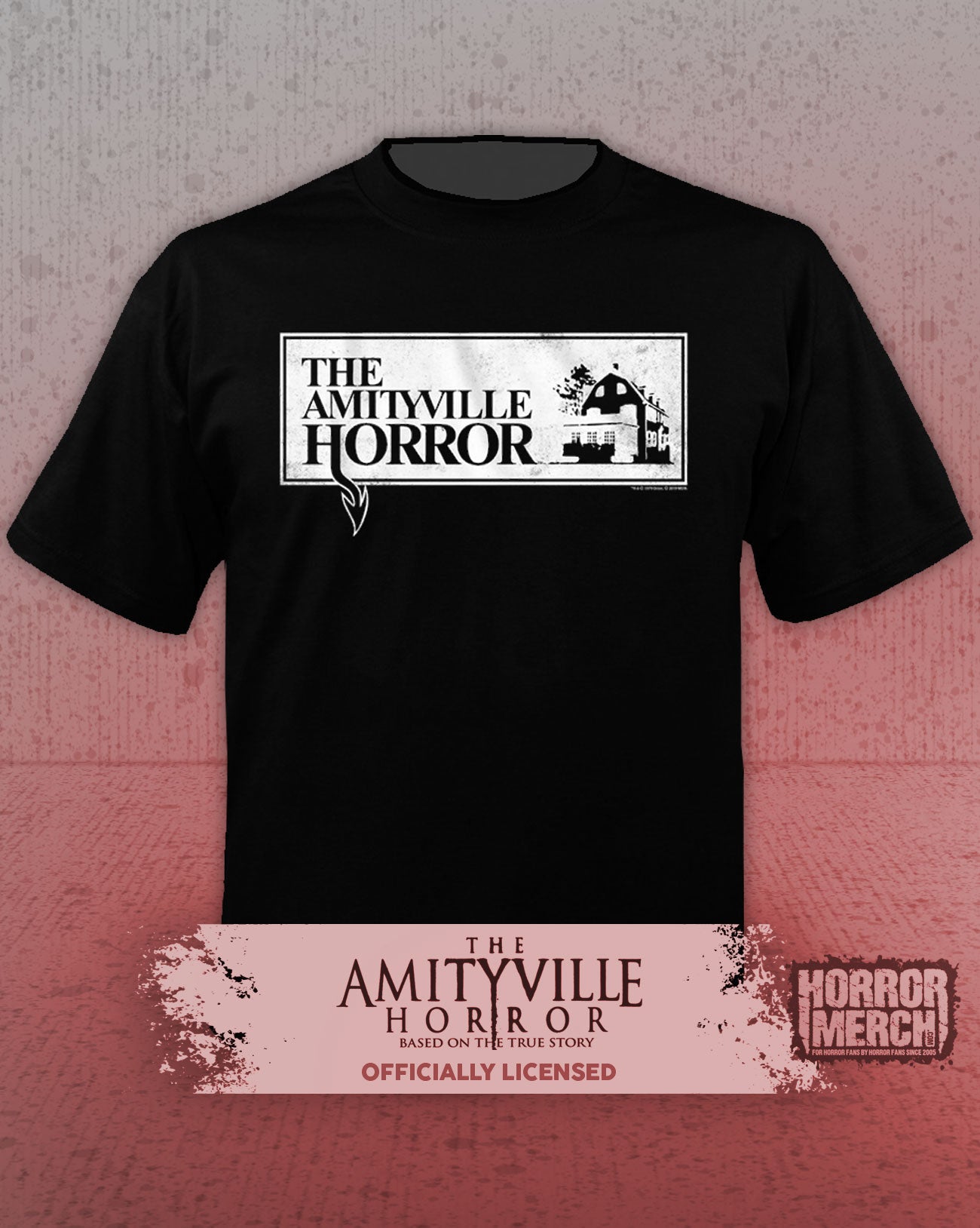 Amityville Horror - Shadow Logo Mens Shirt