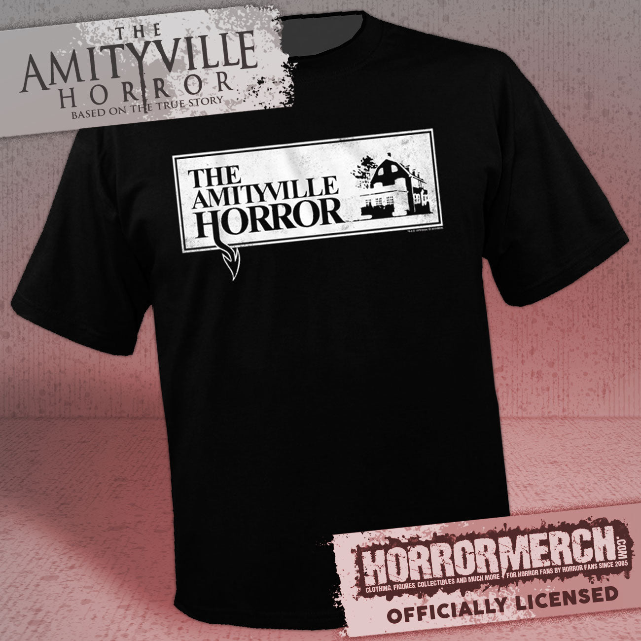 Amityville Horror - Shadow Logo Mens Shirt