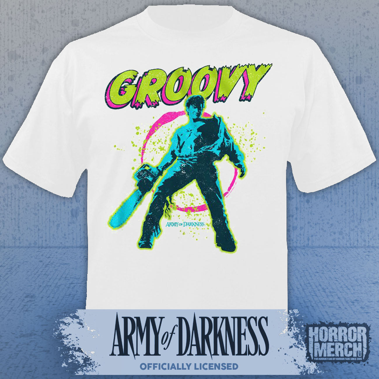 Army Of Darkness - Groovy Mens Shirt (White)