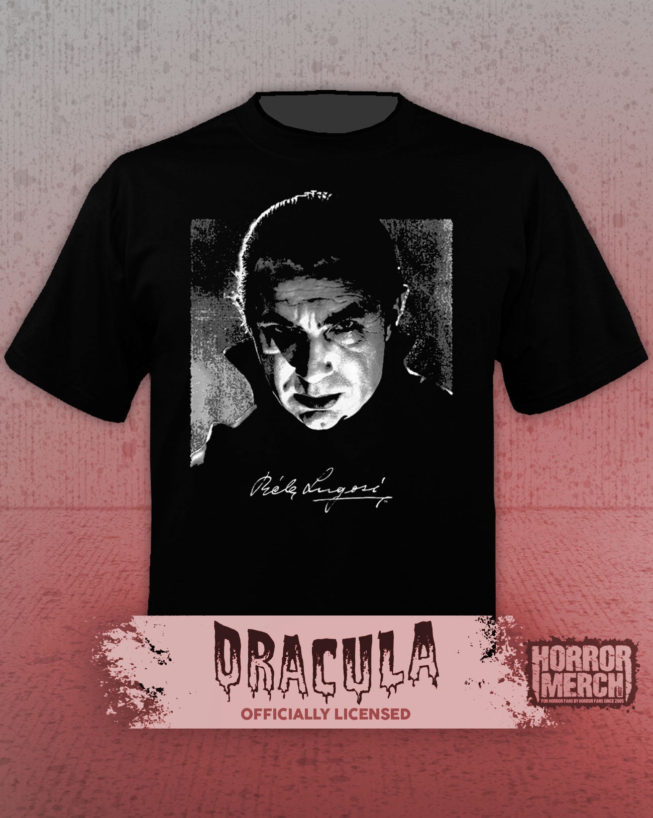 Dracula - Shadows (BW) (Bela Lugosi) Mens Shirt
