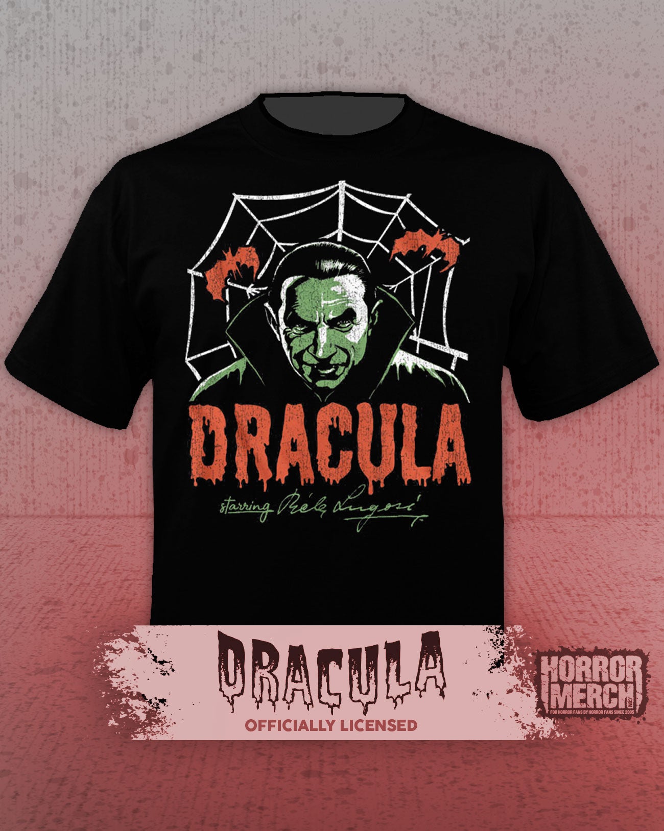 Dracula - Spider Web (Bela Lugosi) Womens Shirt
