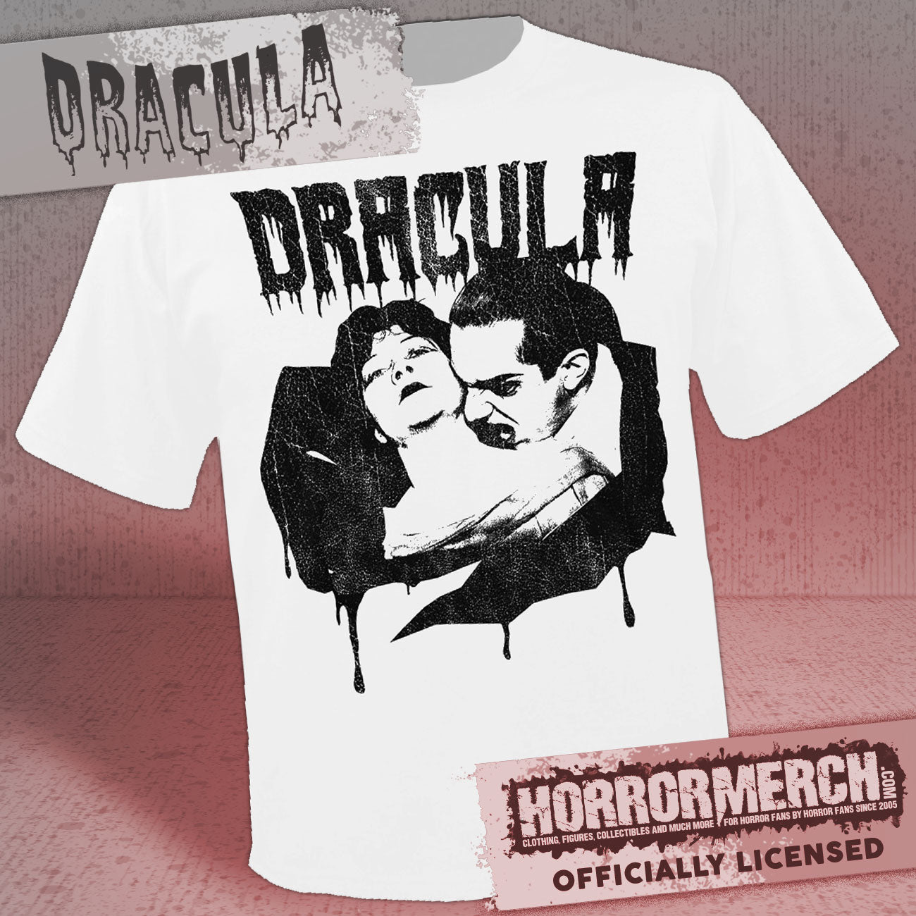 Dracula - Bite (White) Mens Shirt