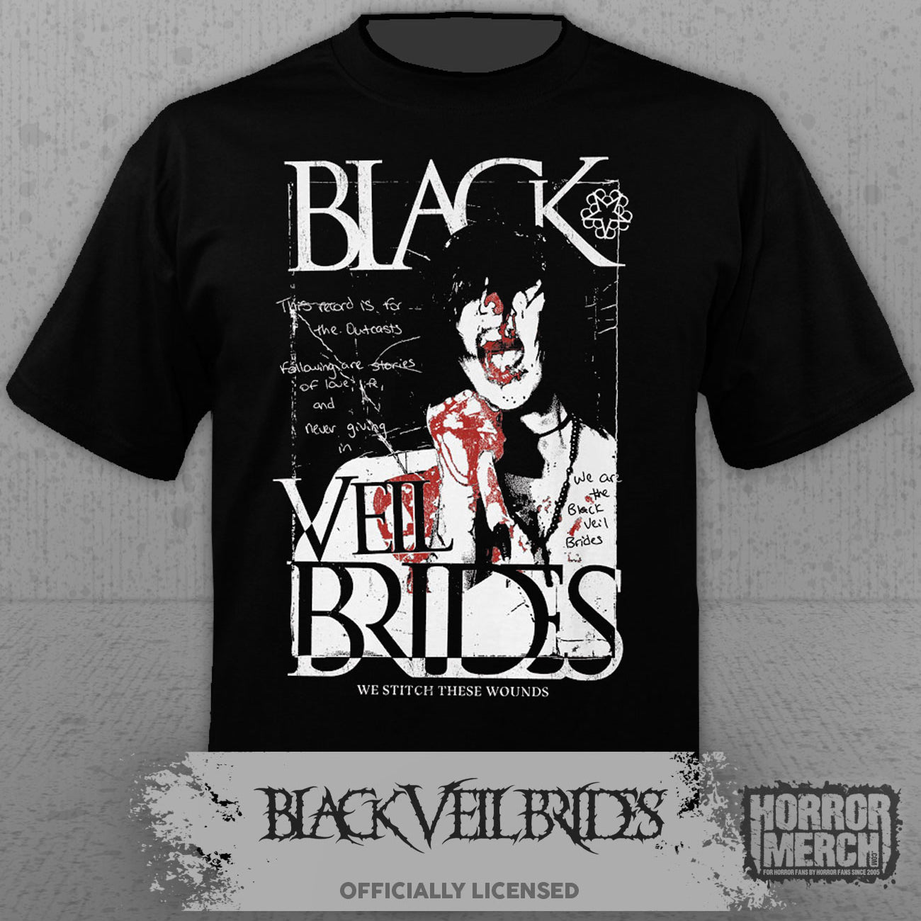 Black Veil Brides - We Stitch These Wounds Mens Shirt