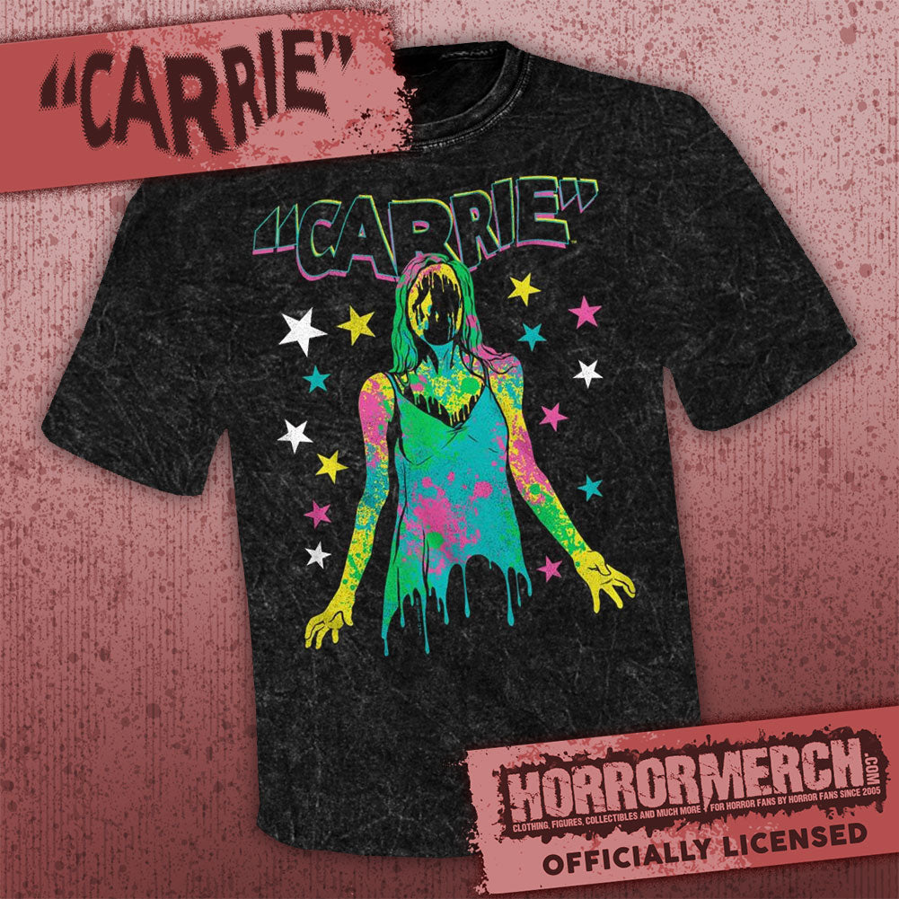 Carrie - Rainbow Splatter (Mineral Wash) Mens Shirt