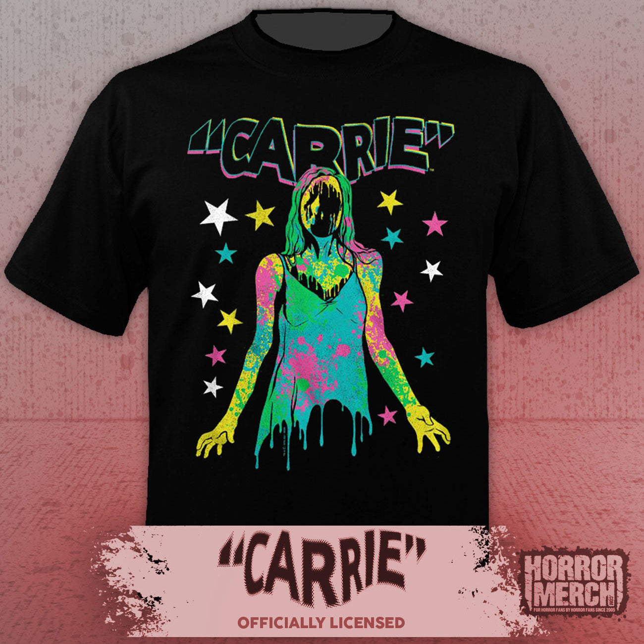 Carrie - Rainbow Splatter Mens Shirt