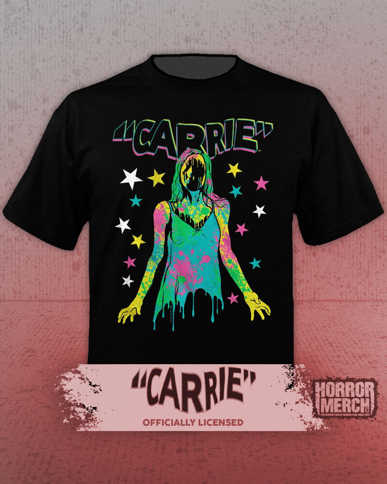 Carrie - Rainbow Splatter Mens Shirt