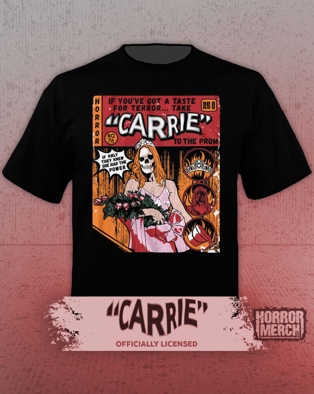 Carrie - Comic Mens Shirt