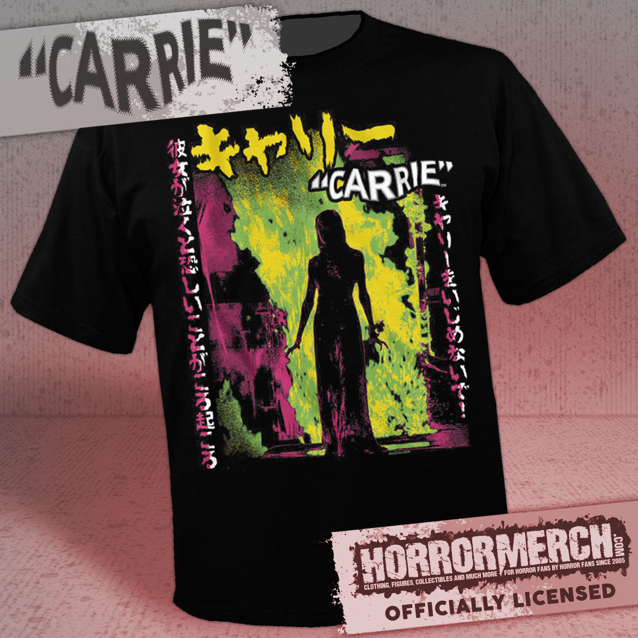 Carrie - Neon (Japanese) Mens Shirt