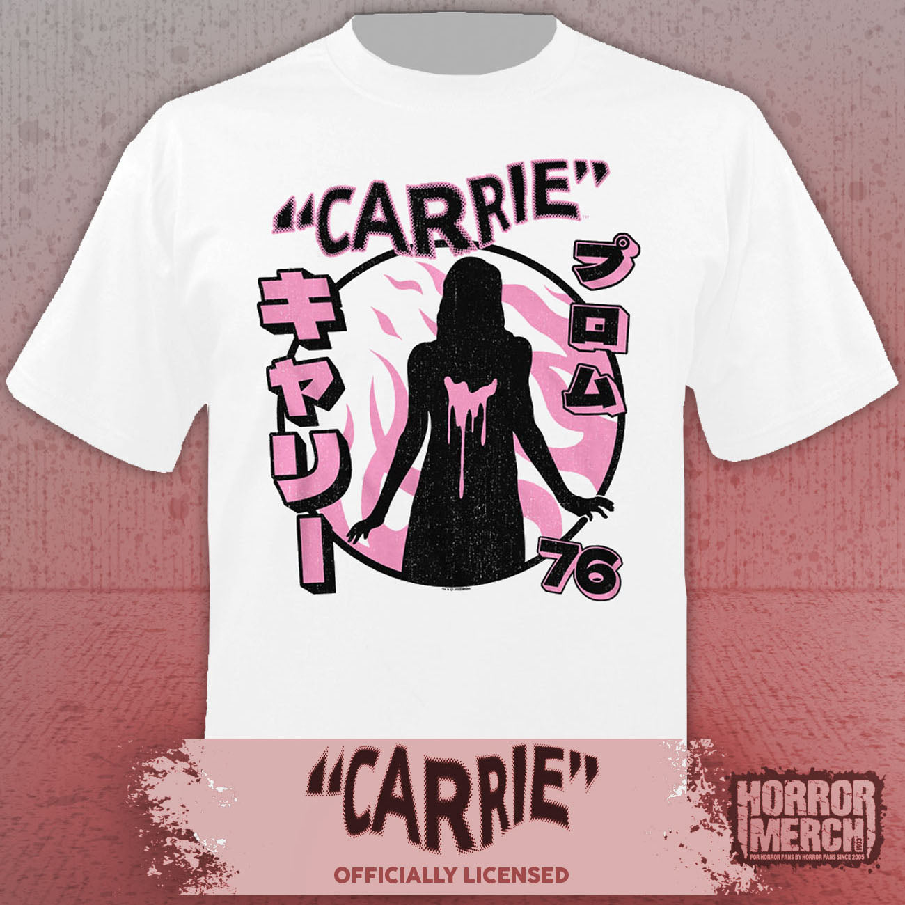 Carrie - Shadows (Japanese) Mens Shirt (White)
