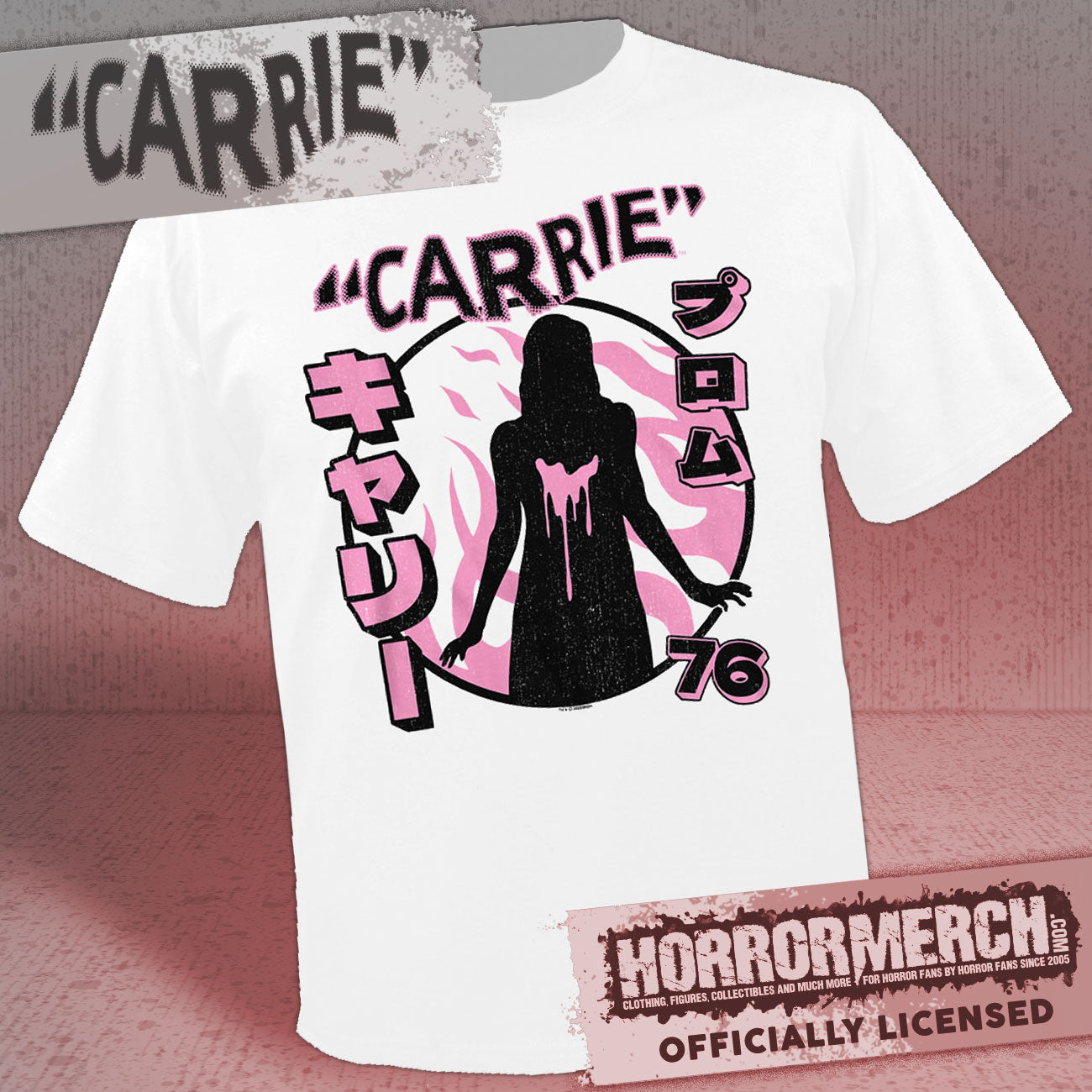 Carrie - Shadows (Japanese - White) Mens Shirt