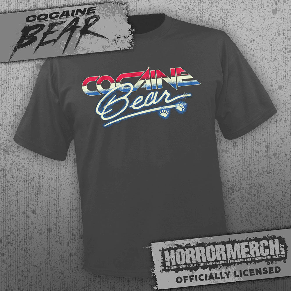 Cocaine Bear - Flashy (Charcoal) Mens Shirt