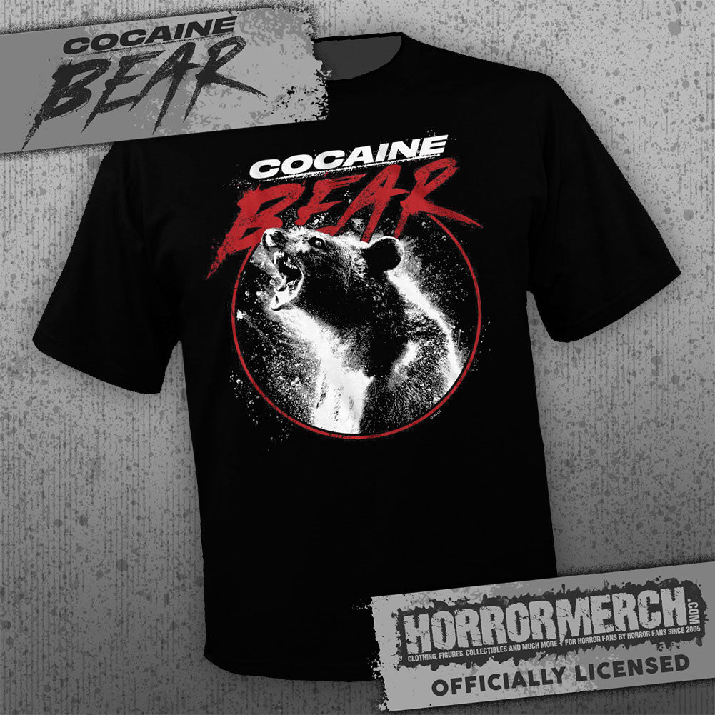 Cocaine Bear - Circle Logo Mens Shirt