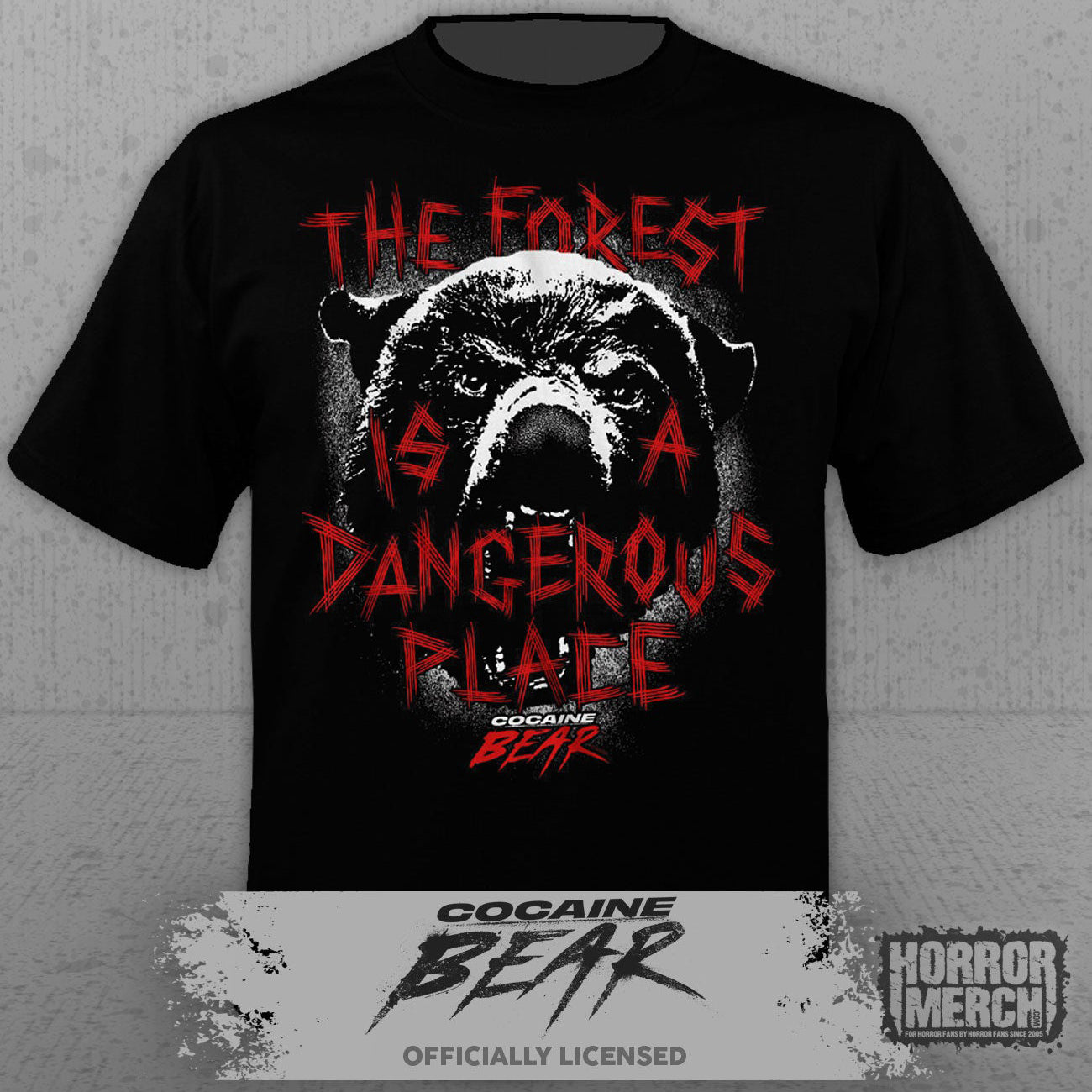 Cocaine Bear - The Forest Is A Dangerous Place Mens Shirt