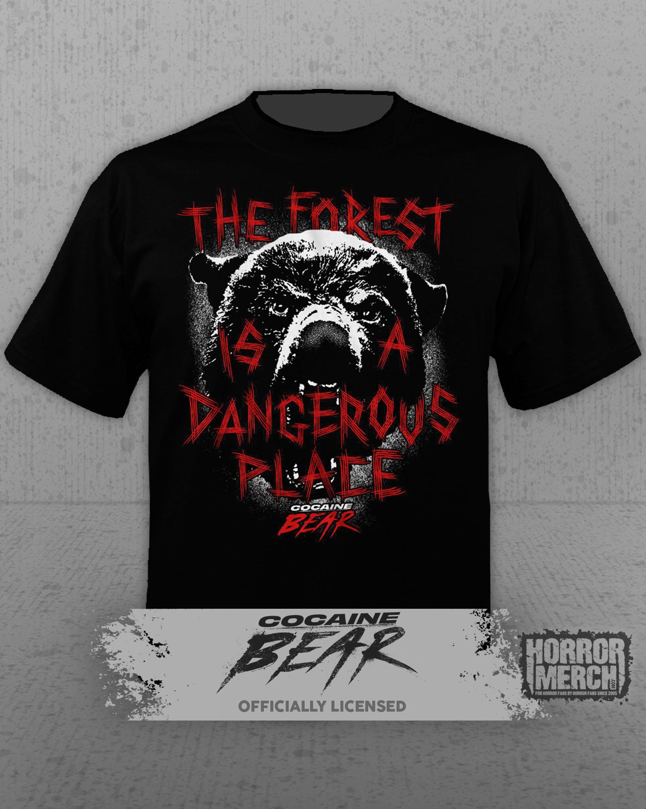 Cocaine Bear - The Forest Is A Dangerous Place Mens Shirt
