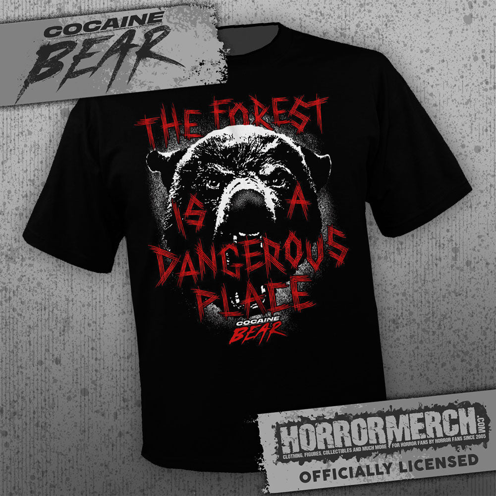 Cocaine Bear - The Forest Is A Dangerous Place Mens Shirt