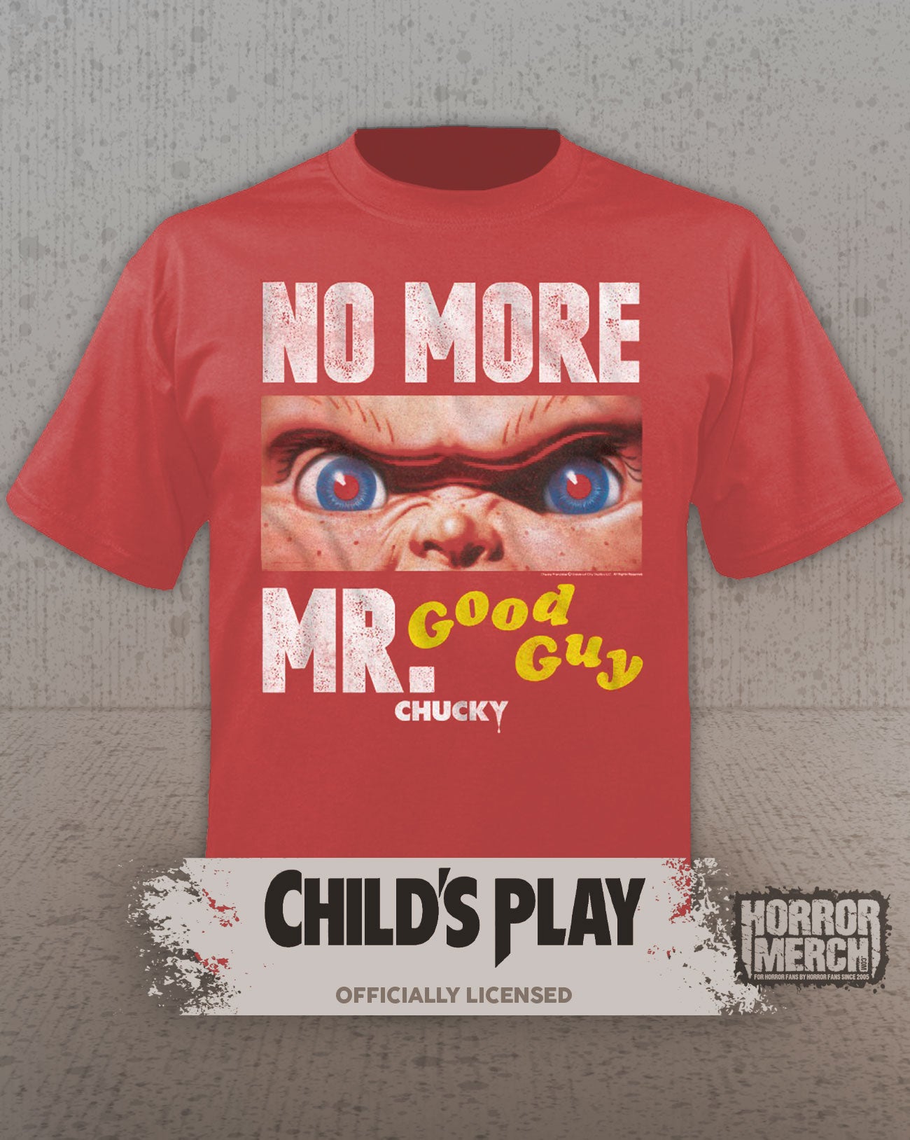 Childs Play - No More Mr Good Guy Mens Shirt (Red)