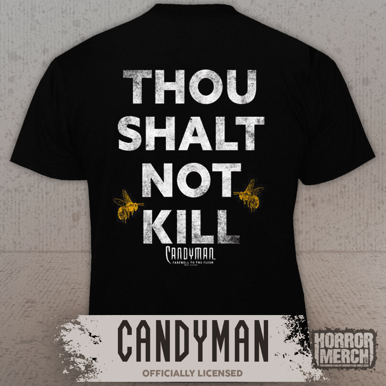 Candyman - Thou Shall Not Kill (Front And Back Print) Mens Shirt