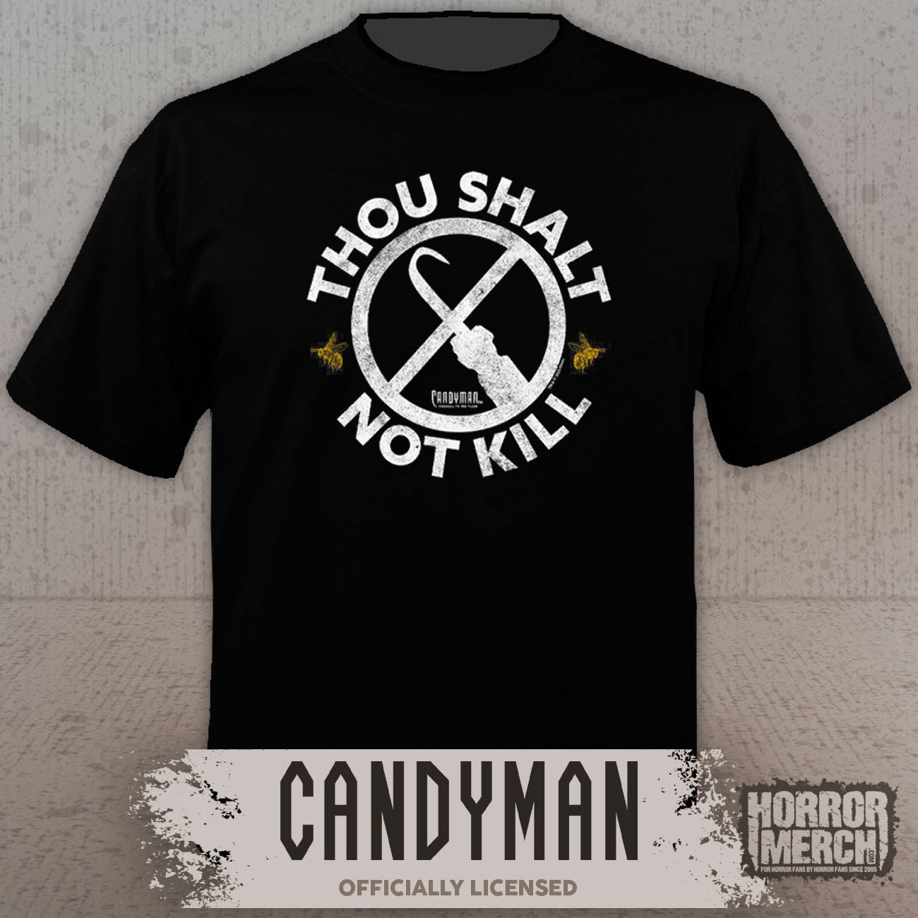 Candyman - Thou Shall Not Kill (Front Only) Mens Shirt