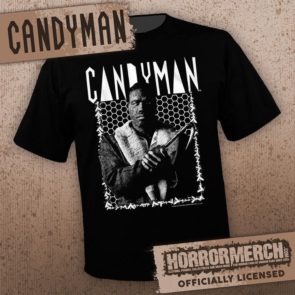 Candyman - Close-Up (BW) Mens Shirt