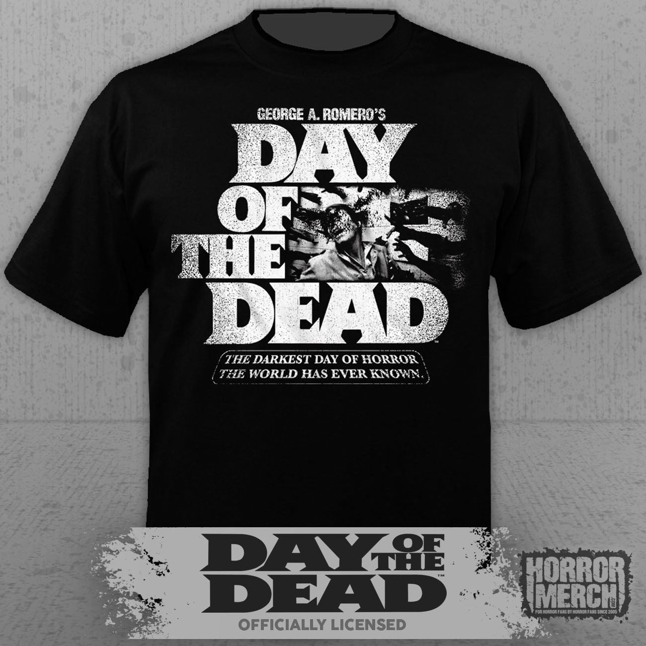 Day Of The Dead - Hands Poster (BW) Mens Shirt