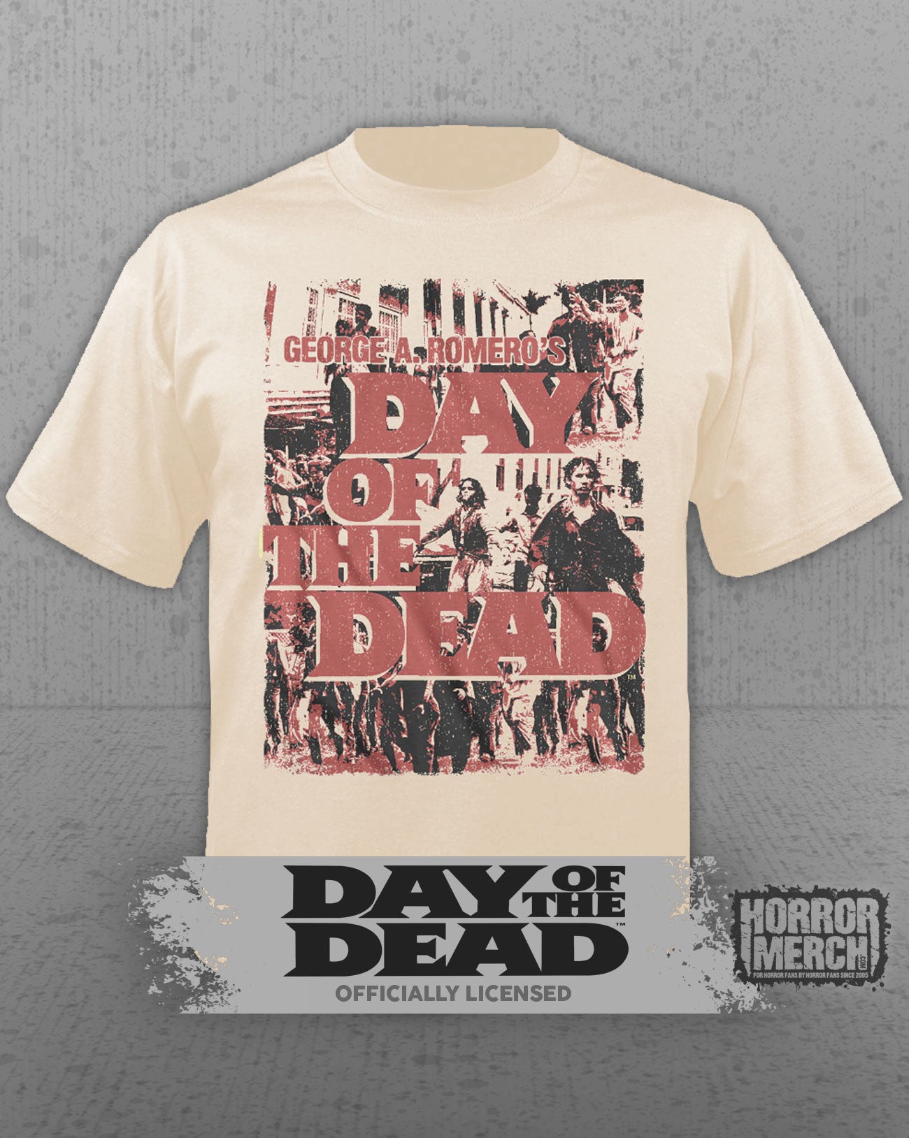 Day Of The Dead - Collage Mens Shirt (Cream)