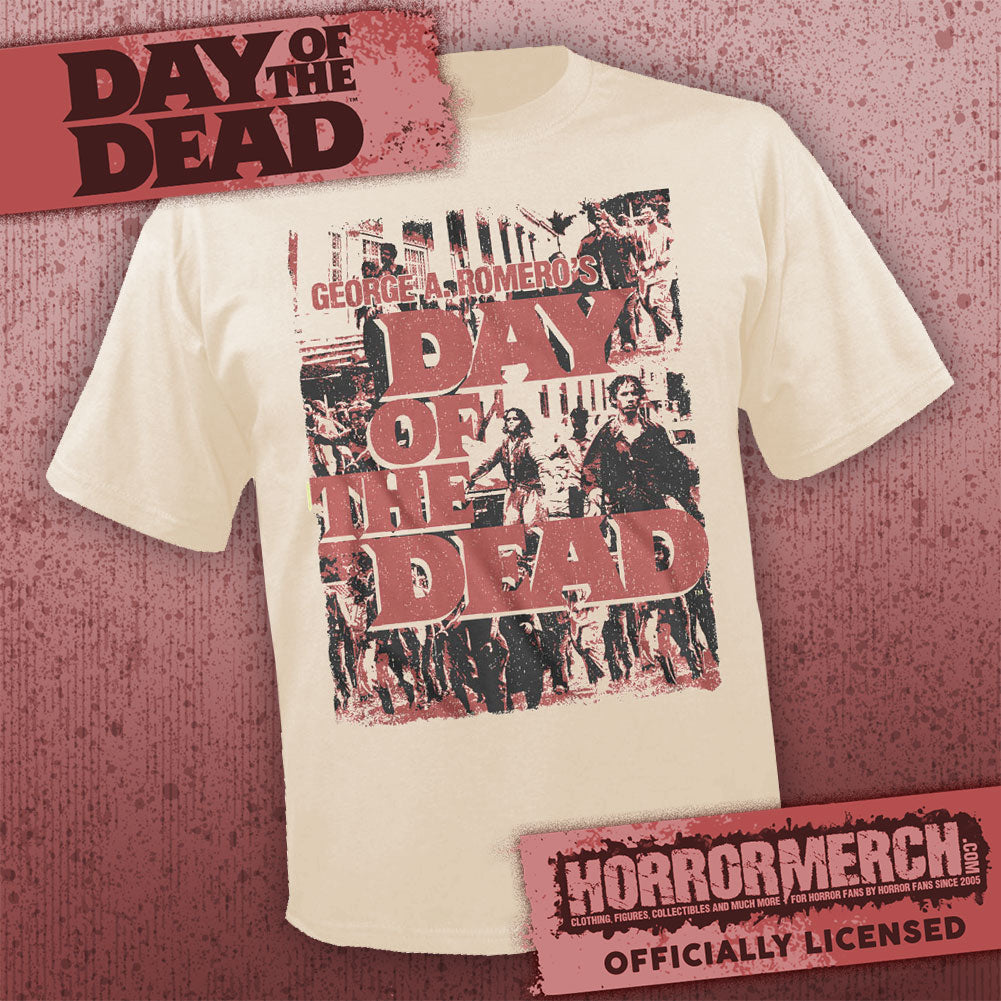 Day Of The Dead - Collage (Cream) Mens Shirt