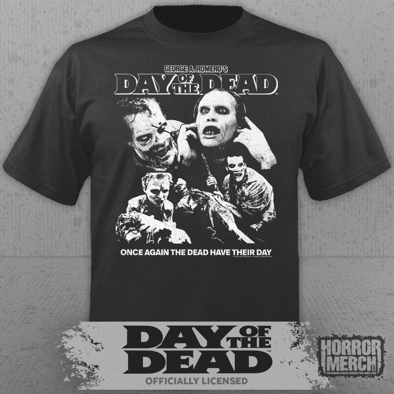 Day Of The Dead - Once Again Collage Mens Shirt (Gray)
