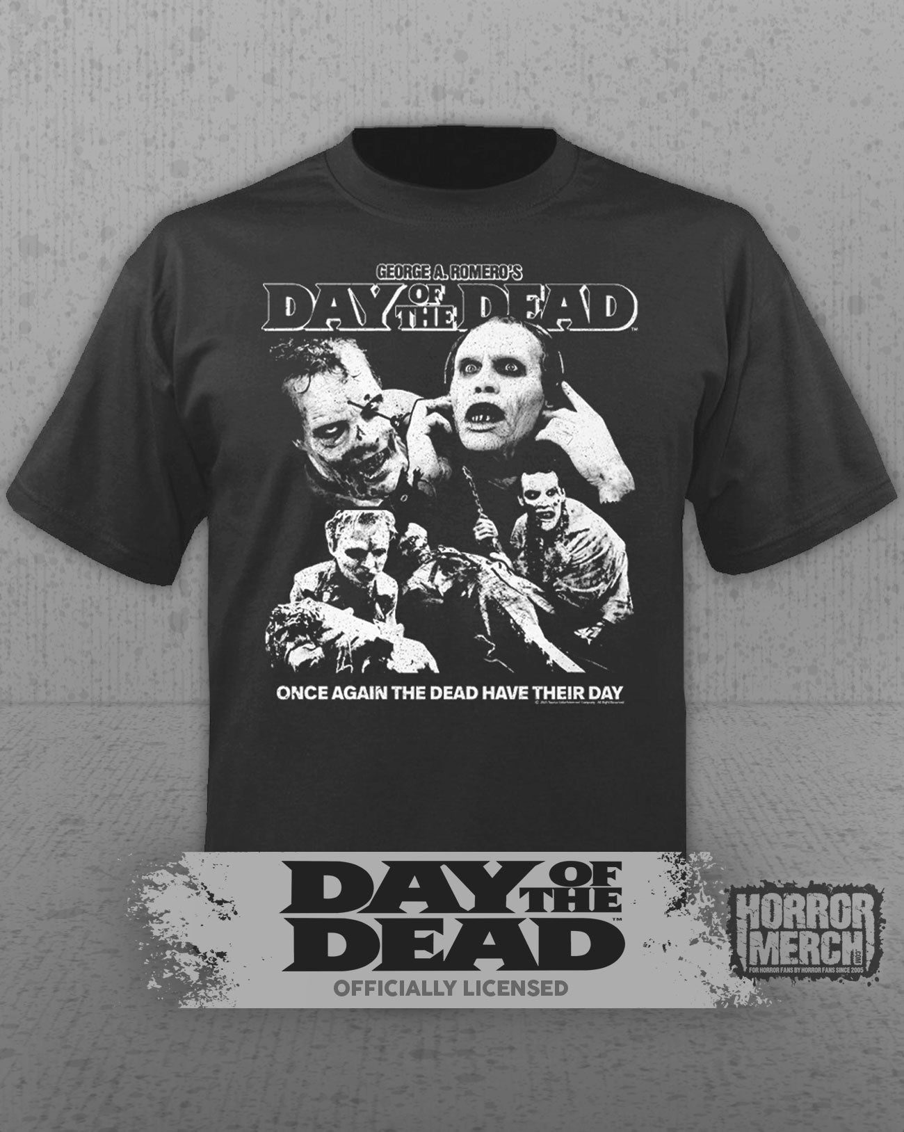 Day Of The Dead - Once Again Collage Mens Shirt (Gray)