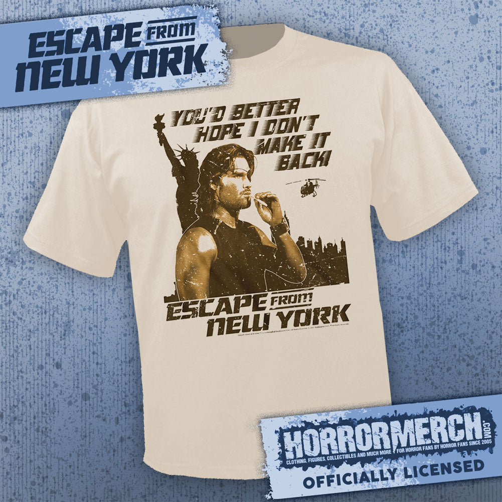 Escape From New York - Better Hope (Cream) Mens Shirt